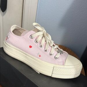 Pink Canvas Sneakers